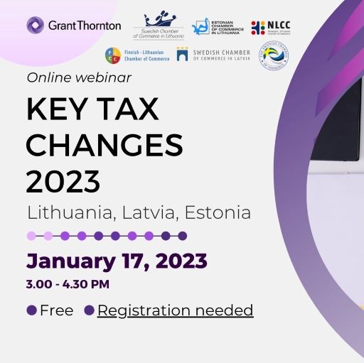 Webinar material: Key tax changes in Baltics 2023